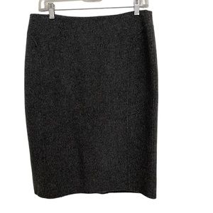 NWT Talbots gray wool pencil skirt